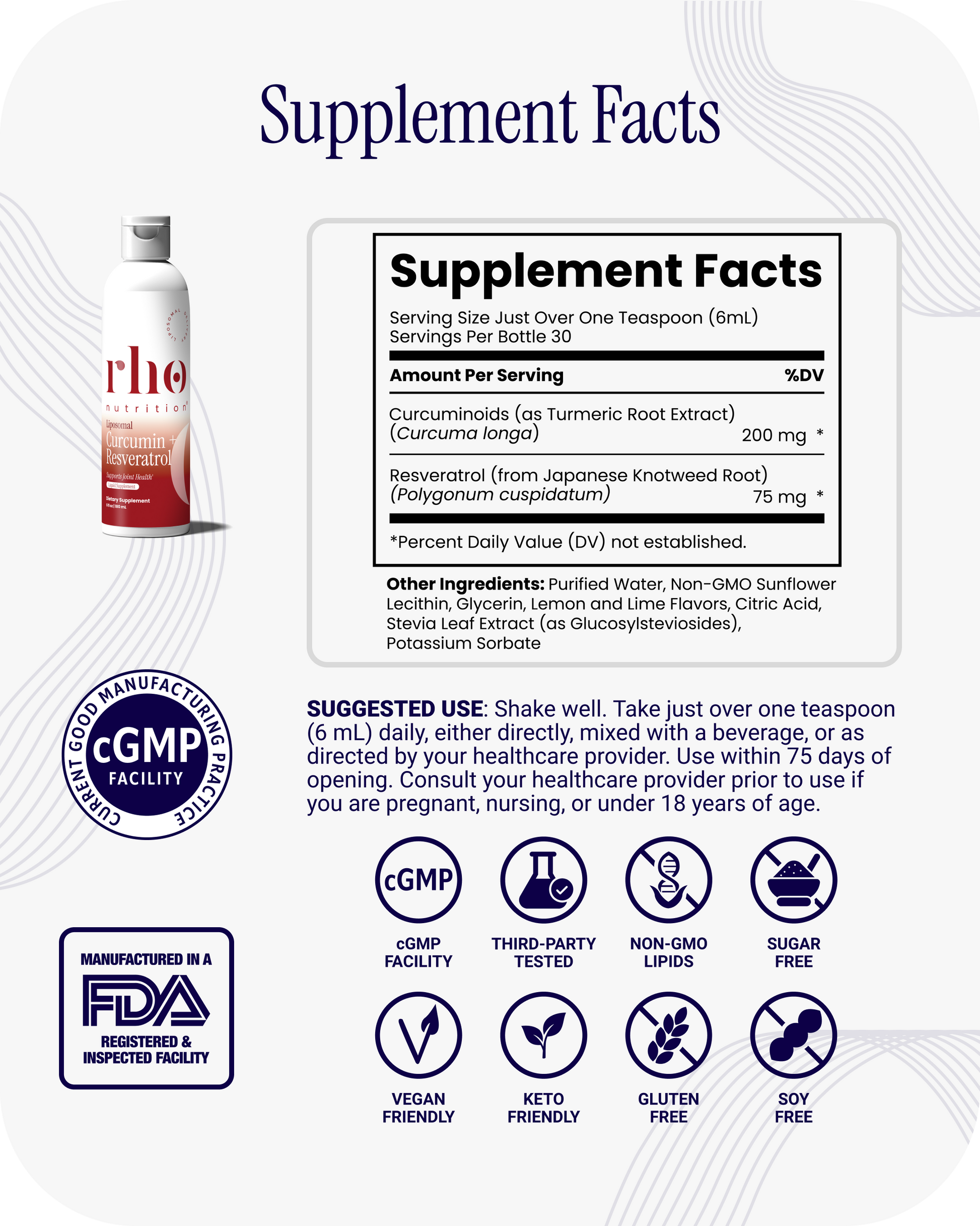 Liposomal Curcumin + Resveratrol